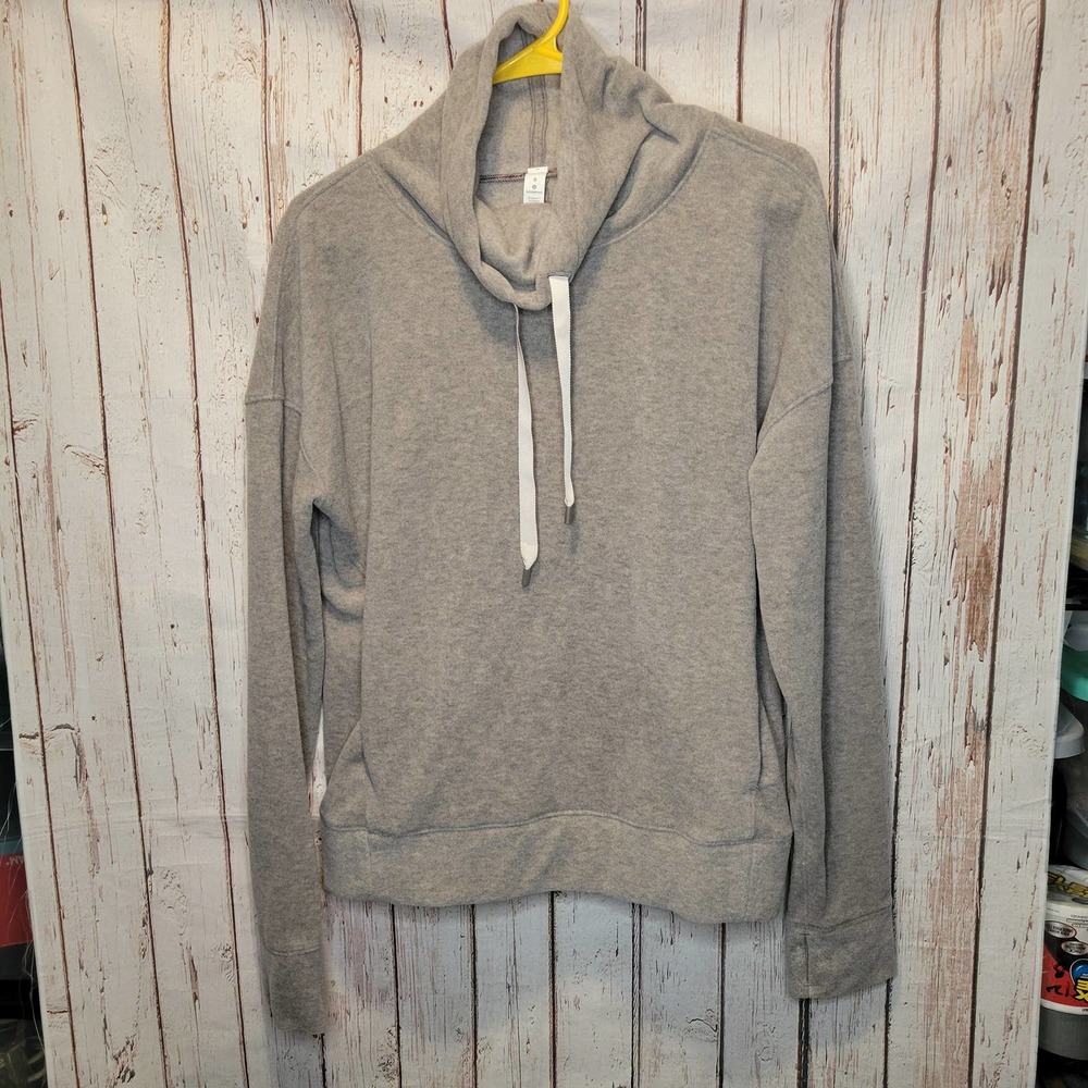 Lululemon Go Forward Pullover Heathered Pink Bliss Size 8 Fleece